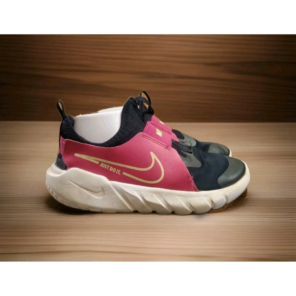 Nike‎ Flex Runner 2 Slip On Sneakers Youth Size 6Y Pink